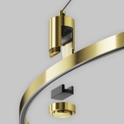 MAYTONI Elementy systemu szynowego Accessories for tracks Flarity TRA154SW-BB-R-BS