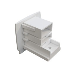 MAYTONI Komponenty do natynkowego systemu szynowego Accessories for tracks Trinity TRA005EC-31W