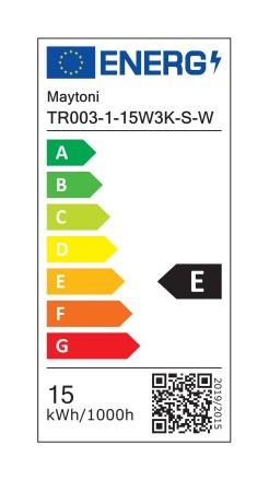 MAYTONI Ścieżka świetlna Vuoro 15W LED 1600lm 3000K 90 CRI  TR003-1-15W3K-S-W