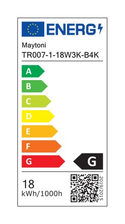 MAYTONI Ścieżka świetlna ONDA 18W LED 1100lm 4000K 80 CRI  TR007-1-18W3K-B4K