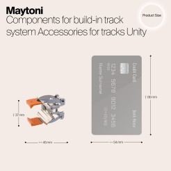 MAYTONI Komponenty do systemu szyn do wbudowany Accessories for tracks Unity TRA002HR-11B