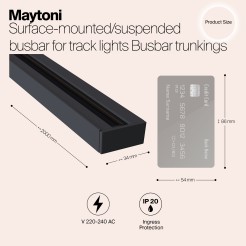 MAYTONI Natynkowy/zwieszany szynoprzewód Busbar trunkings Unity TRX001-112B