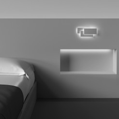 MAYTONI Lampa ścienna (kinkiet) Trame 12W LED 550lm 3000K 80 CRI  C804WL-L12W