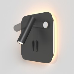 MAYTONI Lampa ścienna (kinkiet) Ios 176 9W LED 550lm 3000K 80 CRI  C175-WL-01-6W-B