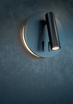 MAYTONI Lampa ścienna (kinkiet) Ios 176 9W LED 600lm 3000K 80 CRI  C176-WL-01-6W-B