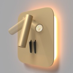MAYTONI Lampa ścienna (kinkiet) Ios 176 9W LED 550lm 3000K 80 CRI  C175-WL-01-6W-MG