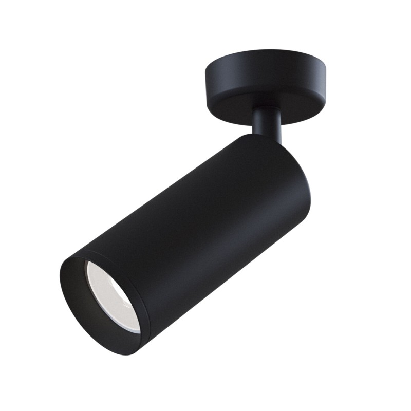 MAYTONI Spot reflektor sufitowy 1punktowy Natynkowy Obrotowy Focus 10W GU10 C017CW-01B