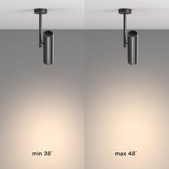 MAYTONI Spot reflektor sufitowy 1punktowy Natynkowy Elti 10W GU10 C020CL-01B