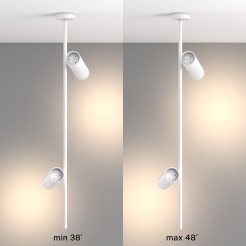 MAYTONI Spot reflektor sufitowy 2punktowy Natynkowy Elti 10W GU10 C021CL-02W