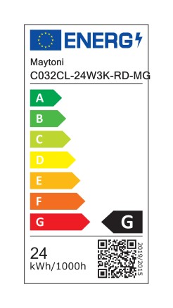 MAYTONI Lampa sufitowa Zon 24W LED 1420lm 3000K 90 CRI  C032CL-24W3K-RD-MG