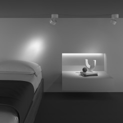 MAYTONI Spot reflektor sufitowy 1punktowy Natynkowy Obrotowy Yin 15W LED 1120lm 4000K 90 CRI C084CL-15W4K-W