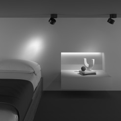 MAYTONI Spot reflektor sufitowy 1punktowy Natynkowy Obrotowy Yin 15W LED 700lm 3000K 90 CRI Dimmable C084CL-15W3K-D-B