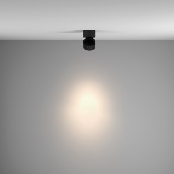MAYTONI Spot reflektor sufitowy 1punktowy Natynkowy Obrotowy Yin 15W LED 970lm 4000K 90 CRI Dimmable C084CL-15W4K-D-B