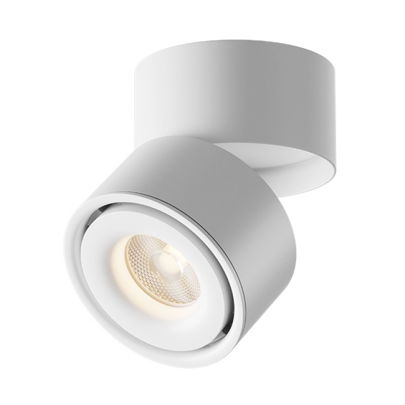 MAYTONI Spot reflektor sufitowy 1punktowy Natynkowy Obrotowy Yin 15W LED 1070lm 3000K 90 CRI C084CL-15W3K-W