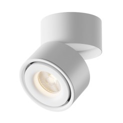 MAYTONI Spot reflektor sufitowy 1punktowy Natynkowy Obrotowy Yin 15W LED 1070lm 3000K 90 CRI C084CL-15W3K-W