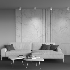 MAYTONI Spot reflektor sufitowy 1punktowy Natynkowy Obrotowy Yin 15W LED 1070lm 3000K 90 CRI C084CL-15W3K-W