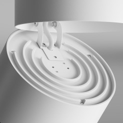 MAYTONI Spot reflektor sufitowy 1punktowy Natynkowy Obrotowy Yin 15W LED 1070lm 3000K 90 CRI C084CL-15W3K-W