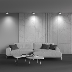 MAYTONI Spot reflektor sufitowy 1punktowy Natynkowy Vega 15W LED 1020lm 3000K 90 CRI C089CL-15W3K-W