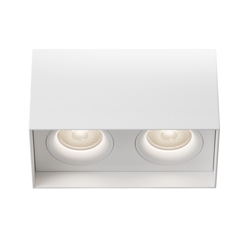 MAYTONI Spot reflektor sufitowy 2punktowy Natynkowy Slim 10W GU10 C015CL-02W