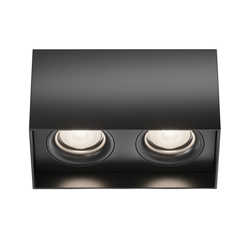 MAYTONI Spot reflektor sufitowy 2punktowy Natynkowy Slim 10W GU10 C015CL-02B