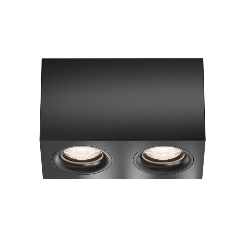 MAYTONI Spot reflektor sufitowy 2punktowy Natynkowy Slim 10W GU10 C013CL-02B