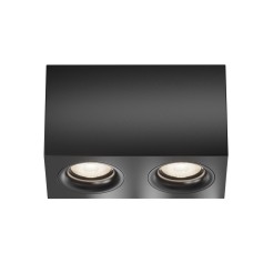 MAYTONI Spot reflektor sufitowy 2punktowy Natynkowy Slim 10W GU10 C013CL-02B
