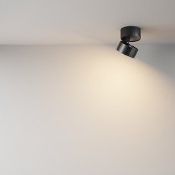 MAYTONI Spot reflektor sufitowy 1punktowy Natynkowy Obrotowy Onda 12W LED 650lm 3000K 80 CRI C024CL-L12B3K