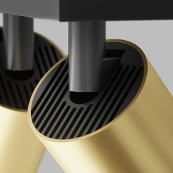 MAYTONI Spot reflektor sufitowy 2punktowy Natynkowy Obrotowy FOCUS S 10W GU10 C051CL-U-02BMG