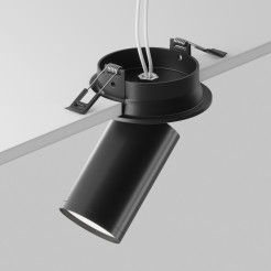 MAYTONI Spot reflektor sufitowy 1punktowy Wbudowany Obrotowy FOCUS S 10W GU10 C048CL-U-1B