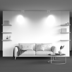 MAYTONI Spot reflektor sufitowy 2punktowy Natynkowy Obrotowy FOCUS S 10W GU10 C051CL-U-2W