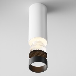 MAYTONI Spot reflektor sufitowy 1punktowy Natynkowy FOCUS LED 12W LED 900lm 3000K 90 CRI Dimmable C056CL-L12W3K-W-D-W
