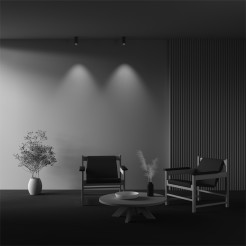 MAYTONI Spot reflektor sufitowy 1punktowy Natynkowy FOCUS LED 12W LED 900lm 3000K 90 CRI C056CL-L12W3K-W-BS