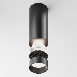 MAYTONI Spot reflektor sufitowy 1punktowy Natynkowy FOCUS LED 12W LED 900lm 4000K 90 CRI C056CL-L12B4K-W-B