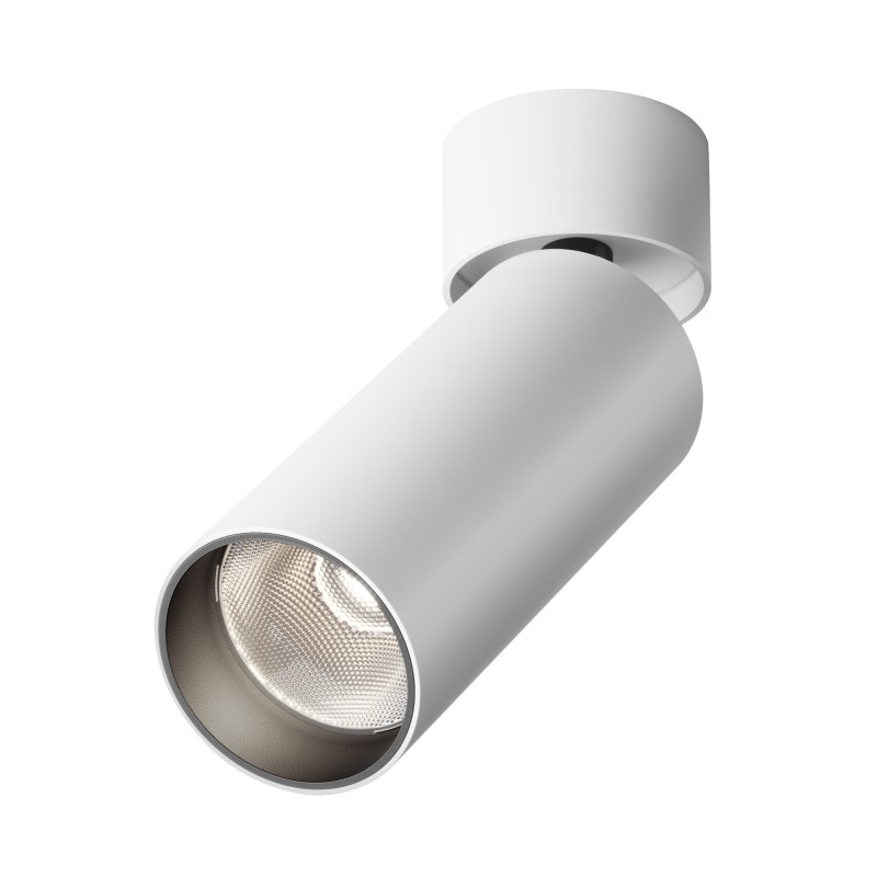 MAYTONI Spot reflektor sufitowy 1punktowy Natynkowy FOCUS LED 12W LED 900lm 4000K 90 CRI Dimmable C055CL-L12W4K-W-D-W