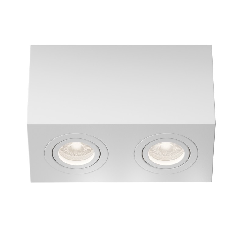 MAYTONI Spot reflektor sufitowy 2punktowy Natynkowy Atom 10W GU10 C017CL-02W
