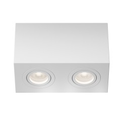MAYTONI Spot reflektor sufitowy 2punktowy Natynkowy Atom 10W GU10 C017CL-02W