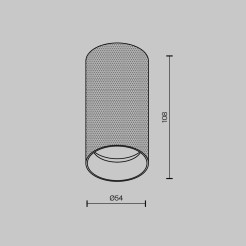 MAYTONI Spot reflektor sufitowy 1punktowy Natynkowy Artisan 10W GU10 C080CL-01-GU10-B