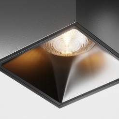 MAYTONI Spot reflektor sufitowy 1punktowy Natynkowy Alfa LED 12W LED 840lm 3000K 90 CRI C065CL-L12B3K