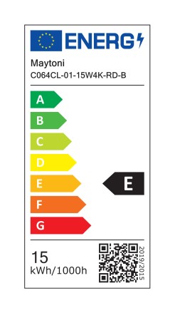 MAYTONI Spot reflektor sufitowy 1punktowy Natynkowy Alfa LED 15W LED 1280lm 4000K 90 CRI C064CL-01-15W4K-RD-B