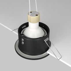 MAYTONI Spot reflektor sufitowy 1punktowy wbudowany Zoom 10W GU10 DL032-2-01B