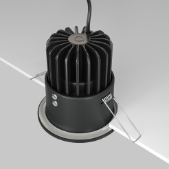 MAYTONI Spot reflektor sufitowy 1punktowy Wbudowany Zoom 12W LED 970lm 4000K 90 CRI DL034-L12W4K-B