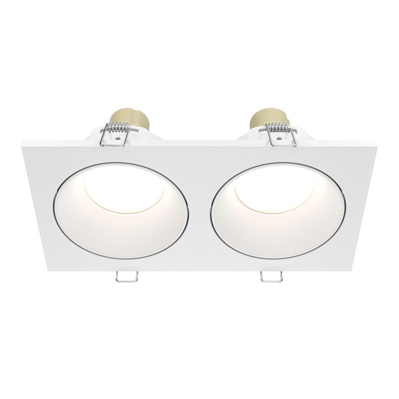 MAYTONI Spot reflektor sufitowy 2punktowy Wbudowany Zoom 10W GU10