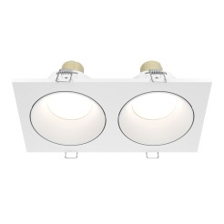 MAYTONI Spot reflektor sufitowy 2punktowy Wbudowany Zoom 10W GU10 DL033-2-02W