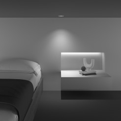 MAYTONI Spot reflektor sufitowy 1punktowy Wbudowany Yin 12W LED 960lm 4000K 90 CRI DL031-L12W4K-W
