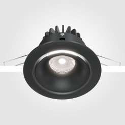 MAYTONI Spot reflektor sufitowy 1punktowy Wbudowany Yin 12W LED 820lm 4000K 90 CRI Dimmable DL031-L12W4K-D-B