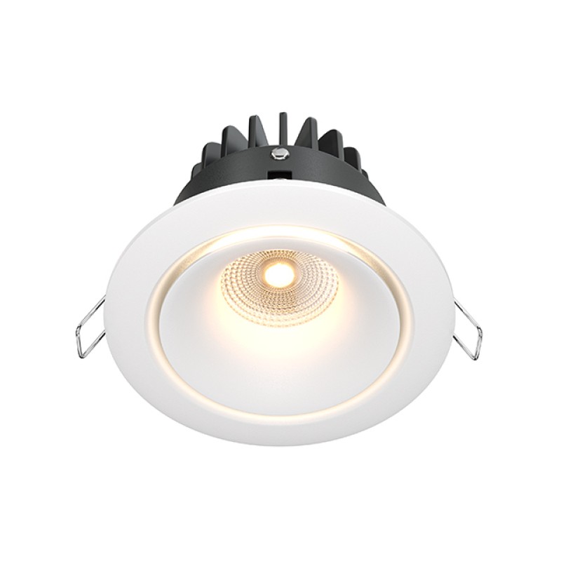 MAYTONI Spot reflektor sufitowy 1punktowy Wbudowany Yin 12W LED 870lm 3000K 90 CRI Dimmable