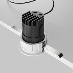 MAYTONI Spot reflektor sufitowy 1punktowy Wbudowany Wise 7W LED 400lm 3000K 90 CRI DL057-7W3K-W