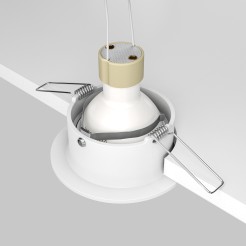 MAYTONI Spot reflektor sufitowy 1punktowy wbudowany Slim 10W GU10 DL027-2-01W