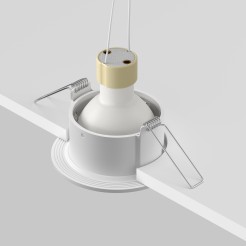 MAYTONI Spot reflektor sufitowy 1punktowy Wbudowany Slim 10W GU10 DL088-GU10-RD-W