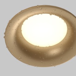 MAYTONI Spot reflektor sufitowy 1punktowy Wbudowany Slim 10W GU10 DL088-GU10-RD-MG